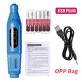 LINMANDA 6 In 1 Electric Nail Drills Kit Remove Polisher Manicure Portable Nail File Nail Drill Equipment  Pen Tools Machine