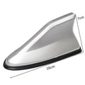 Universal Carbon Fiber Look Car Roof Top Mount Shark Fin Aerial Antenna Toppers Auto Radio AM FM Antenna Signal Amplifier Aerial