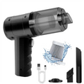 15000PA Compressed Air Dust Collector Handheld vacuum cordless High power, car vacuum cleaner Hairdryer Mini portable