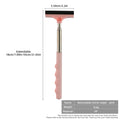 Car rearview mirror wiper, telescopic handle car rearview mirror wiper, car glass cleaning tool cleaning brush