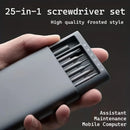 25-in-1 Mini Screwdriver Set, Flathead and Crosshead Small Screwdrivers, Suitable for Electronics，Precision Repair Tools