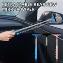 Car rearview mirror wiper, telescopic handle car rearview mirror wiper, car glass cleaning tool cleaning brush