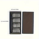 25-in-1 Mini Screwdriver Set, Flathead and Crosshead Small Screwdrivers, Suitable for Electronics，Precision Repair Tools